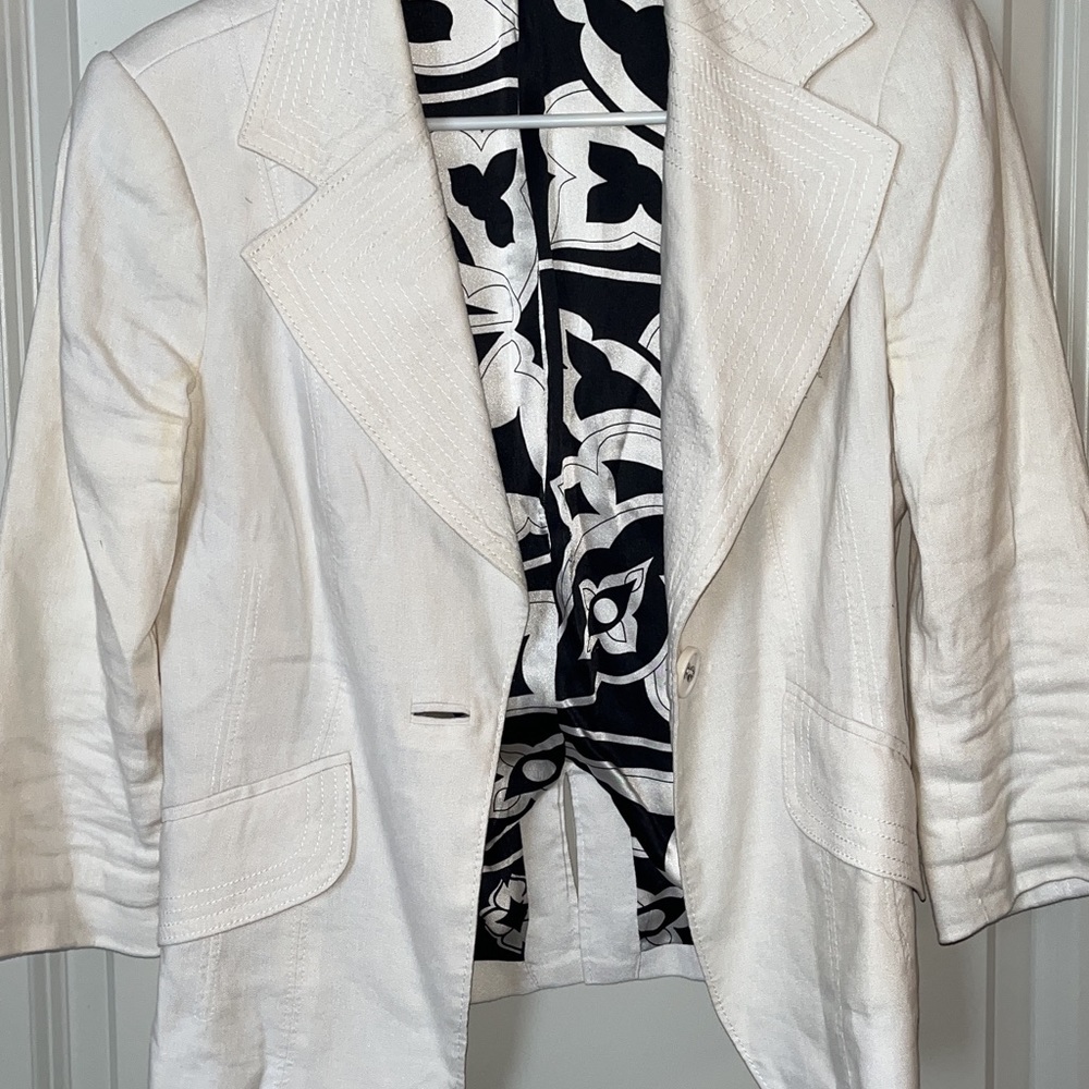 DKNY White Blazer
